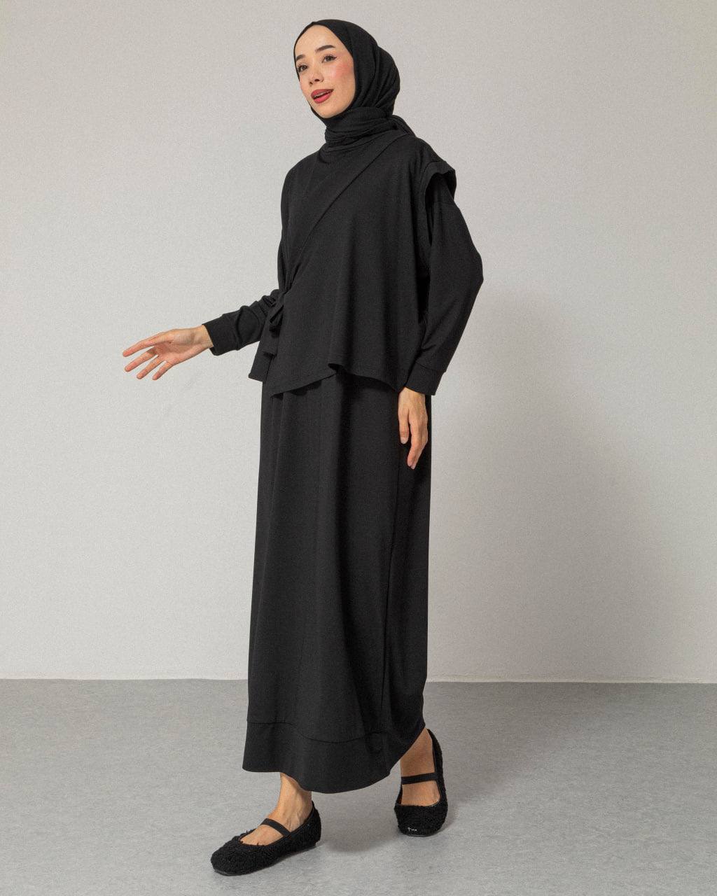 Nila Kleid in Schwarz