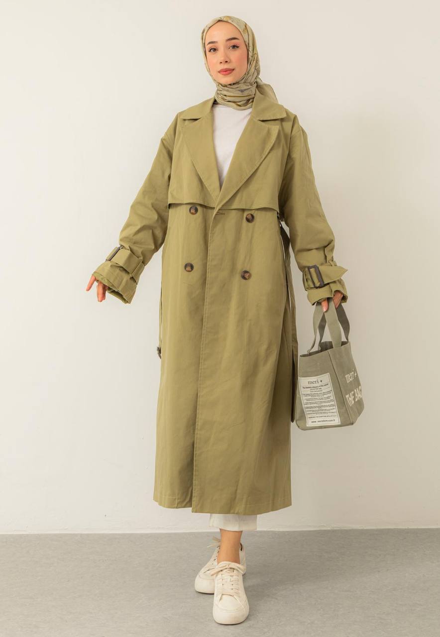 Oversize Eli Trenchcoat in Khaki