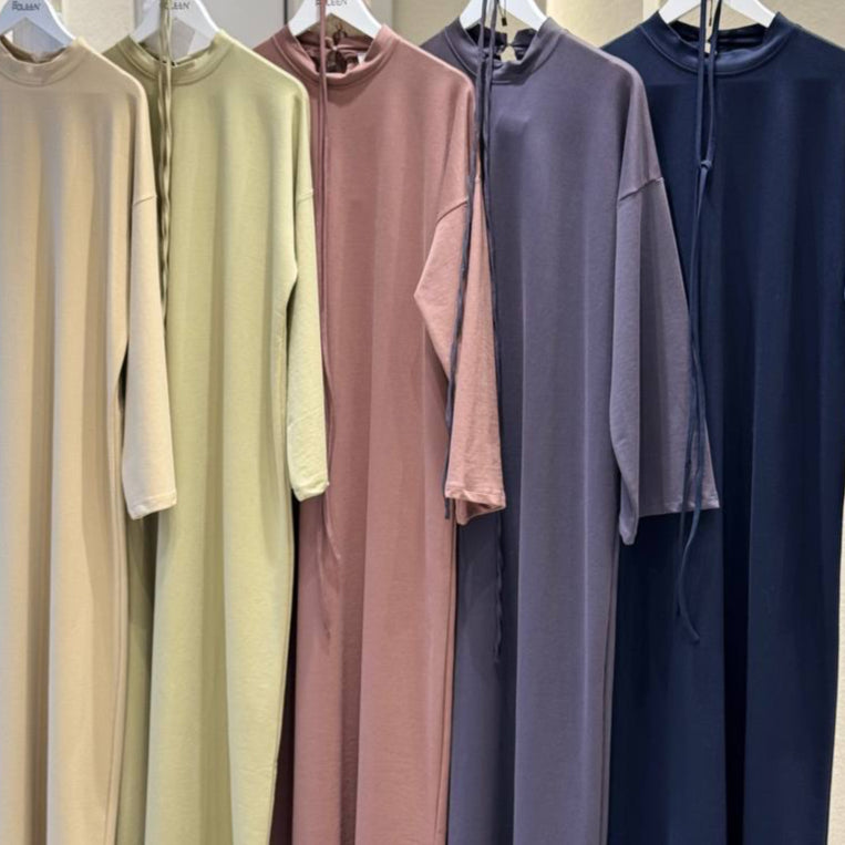 Casual Kleid in Rosenholz
