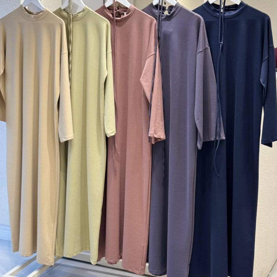 Casual Kleid in Anthrazit