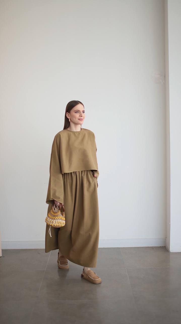 Mia Zweiteiler in Toffee