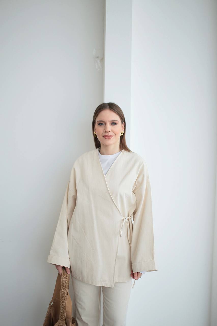 Sand Zweiteiler in Creme