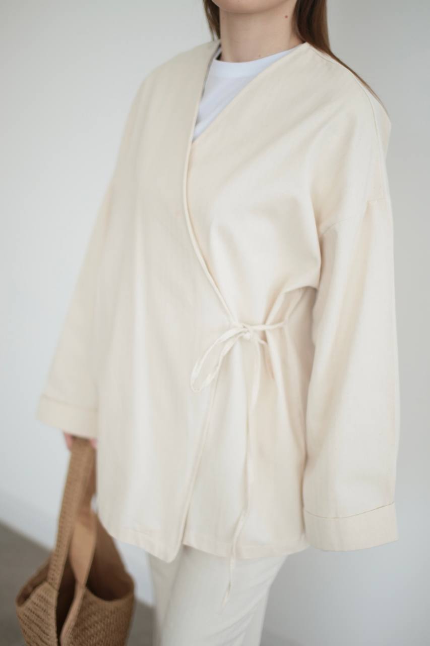 Sand Zweiteiler in Creme
